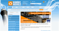 Desktop Screenshot of kominy-nerez.cz